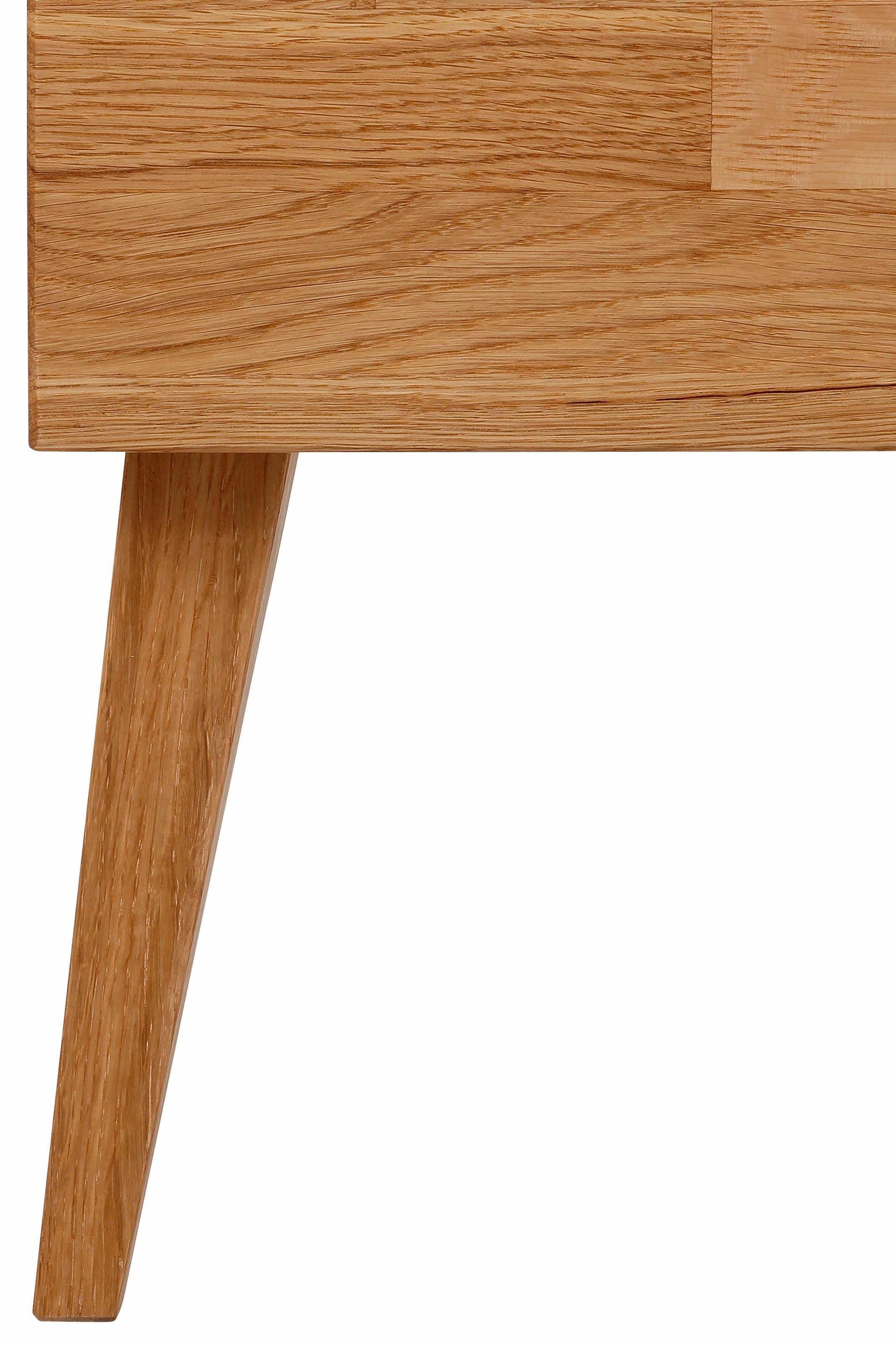Home affaire Nachttisch »Natali« mit einer Schublade, aus massiver Eiche, Breite 45 cm