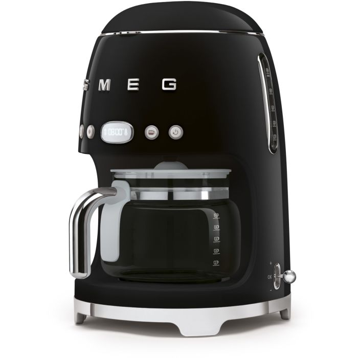 SMEG Filter-Kaffeemaschine 50's Retro Style DCF02BLEU Schwarz