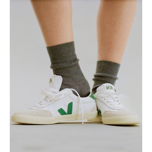 Veja Volley Sneakers, White-Emeraude, 37