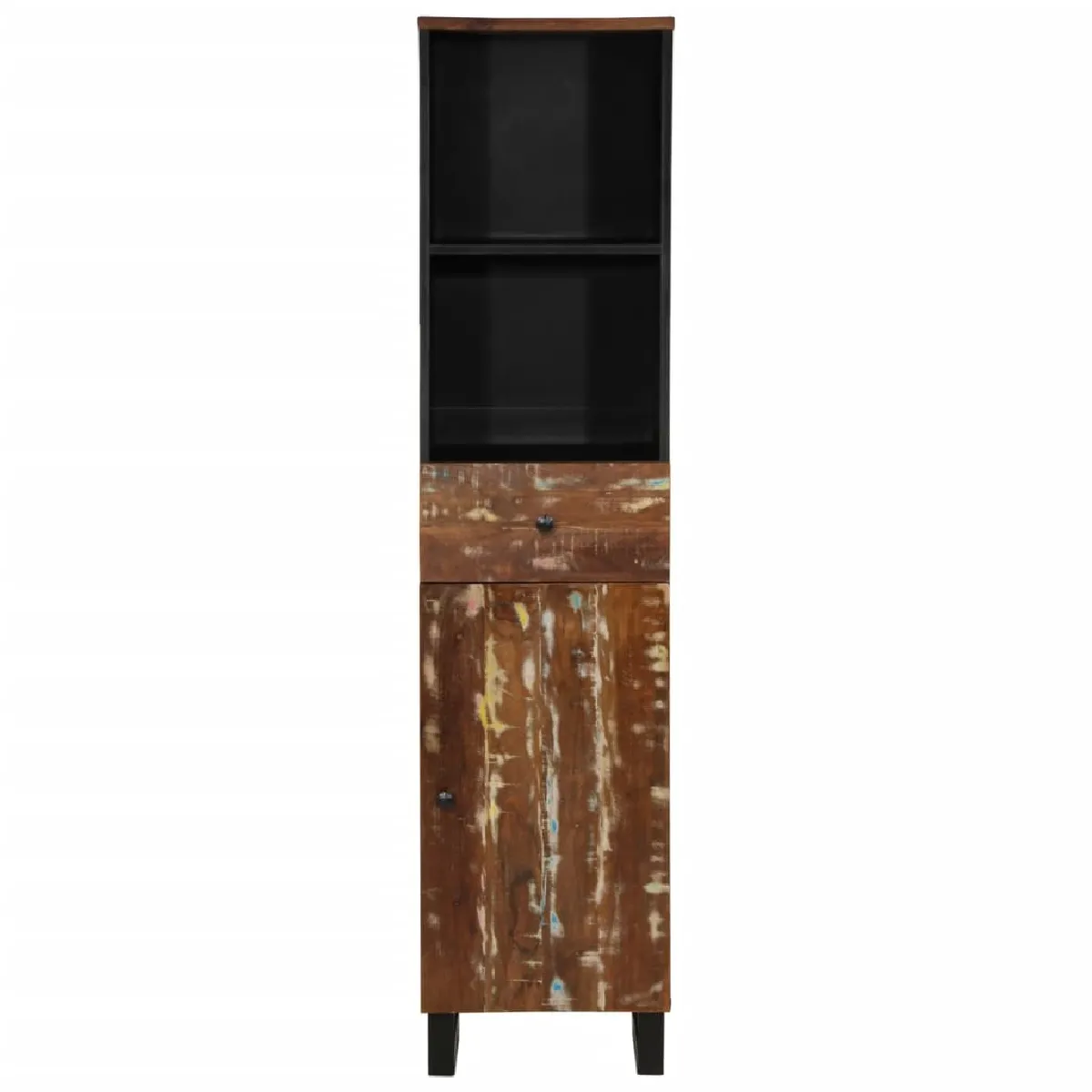 vidaXL Armoire de salle de bain bois massif récupération
