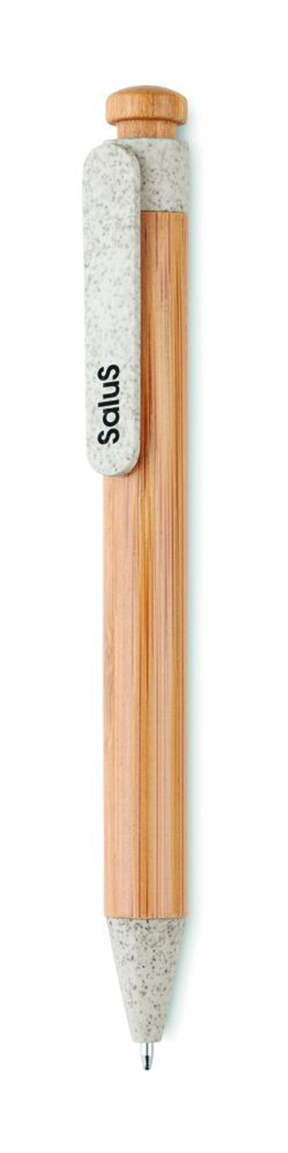 GiftRetail MO9481 - TOYAMA Stylo bambou /paille blé et PP