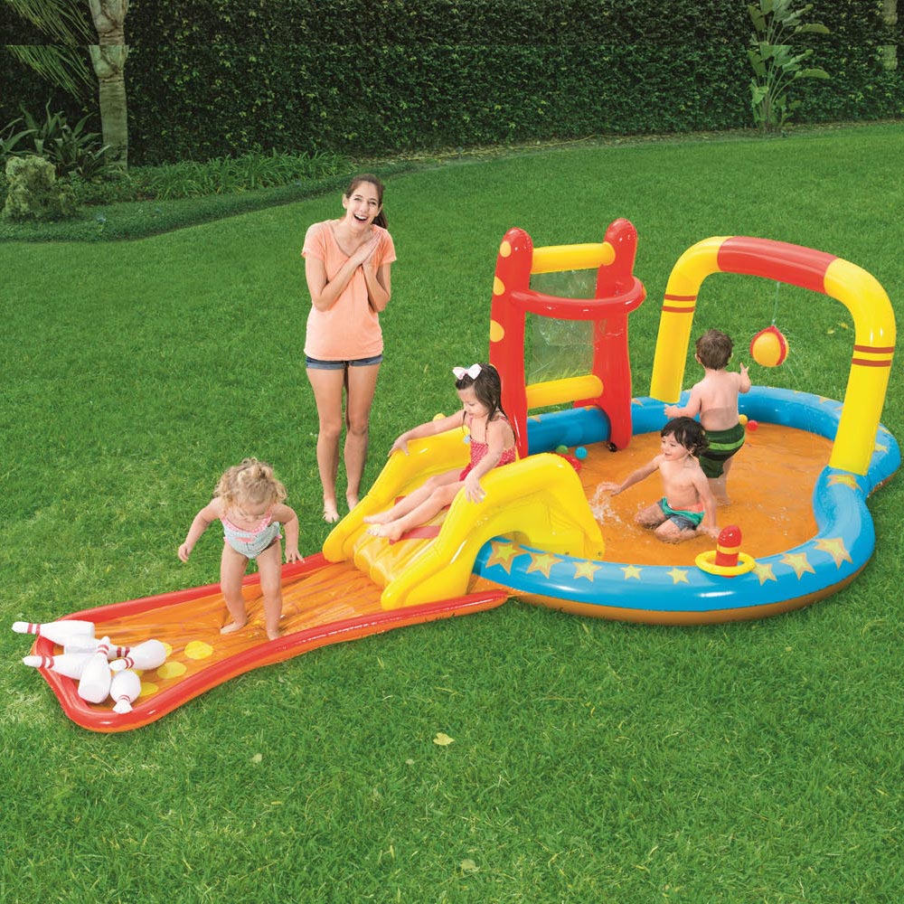 Bestway Opblaasbaar Speelcenter Lil' Champ, 435x213x117cm
