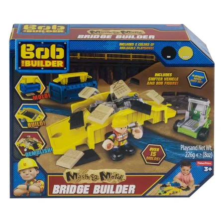 Fisher-Price Bob der Baumeister Sandspaß Brückenbausatz Spielset