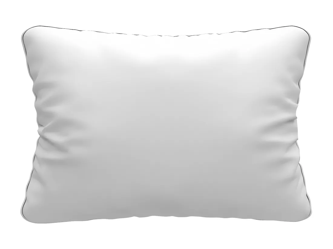 Oreiller blanc en coton 50x70 cm NUAGE, par Soleil d'Ocre