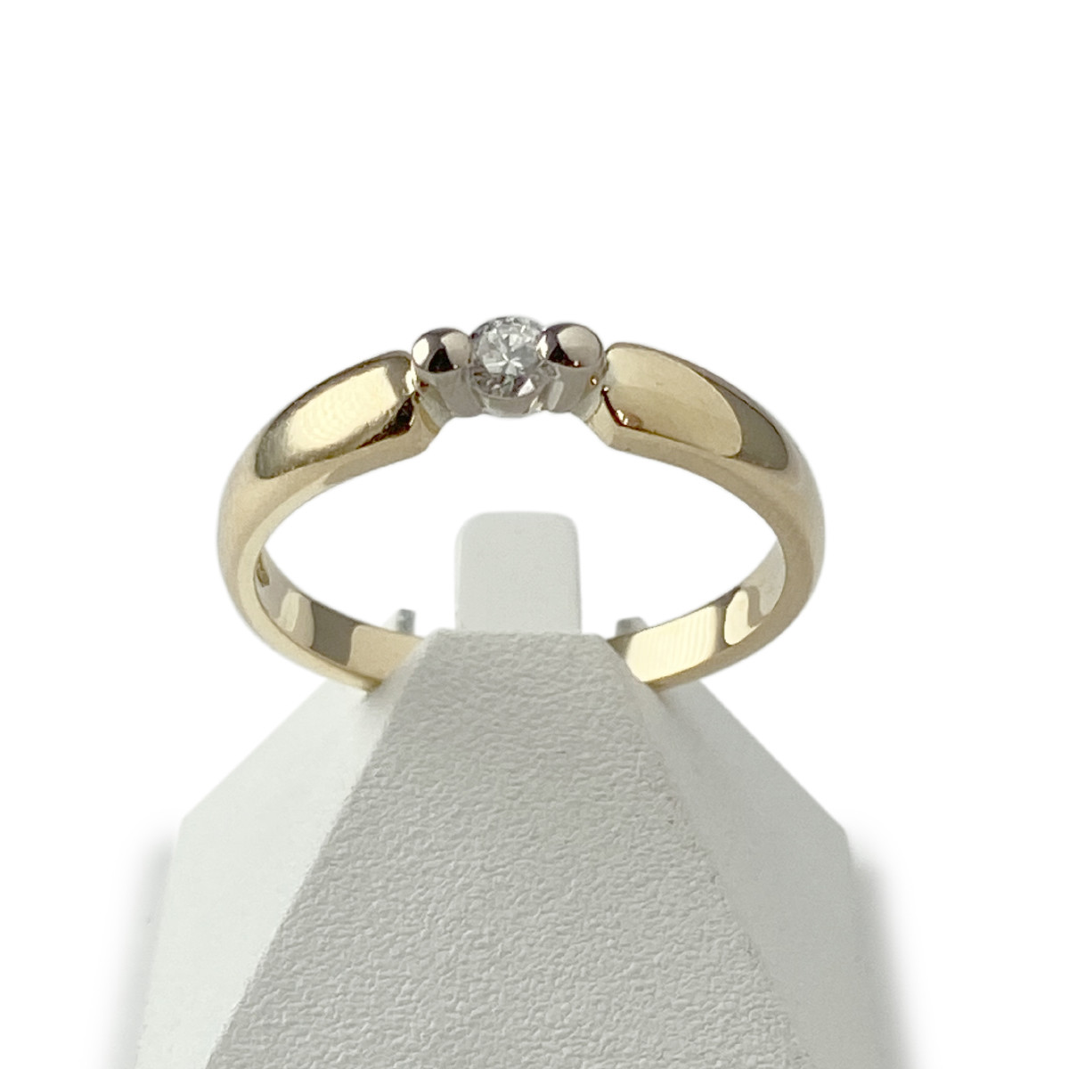 Bague d'occasion or 750 jaune diamant
