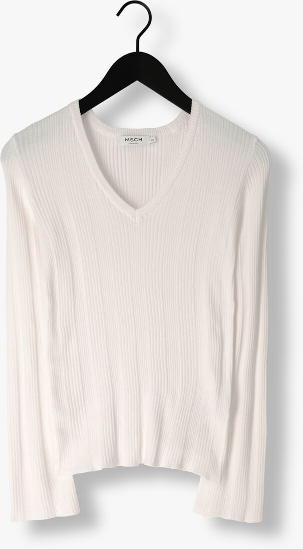 MSCH COPENHAGEN ecru msch copenhagen trui mschvendela rachelle v pullover