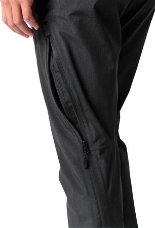 YARAS WARM Damen-Regenhose wattiert  black uni  42