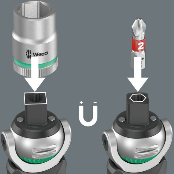 Wera - Zyklop Pocket Set 1 - 13delig - Ratel - Magnetische Bevestiging