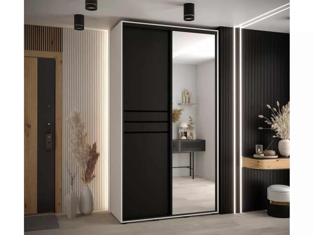 ARMOIRE DAVOS 11 À PORTES COULISSANTES 235,2/140/45 2 portes