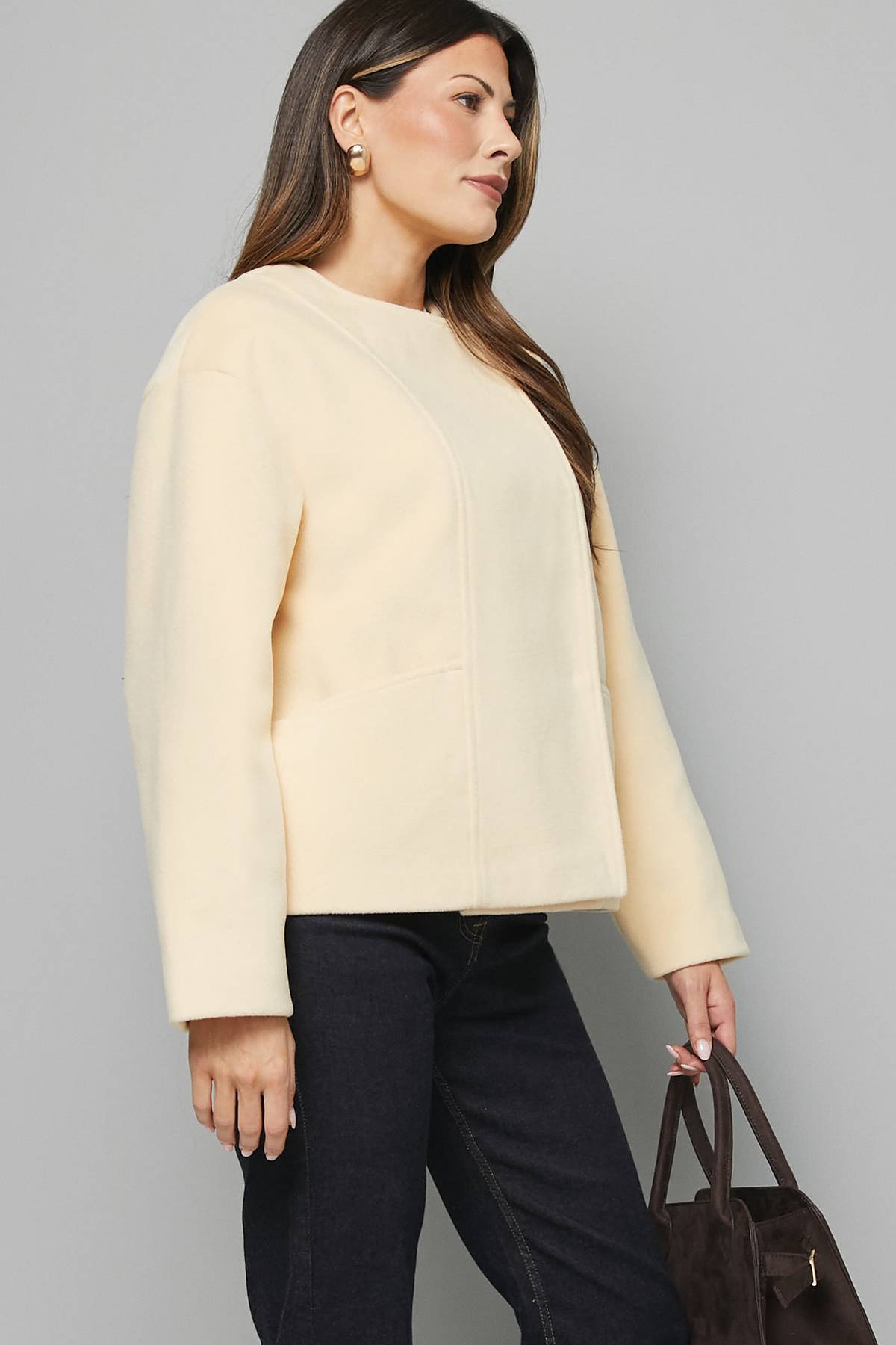 Wallis Veste Courte à Un Bouton