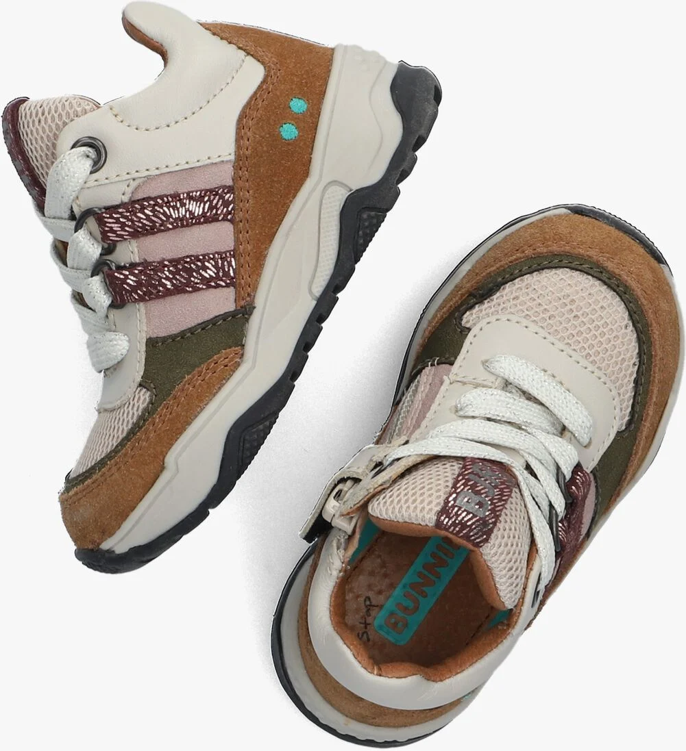 BUNNIESJR bruine bunniesjr hoge sneaker gabriel gein g