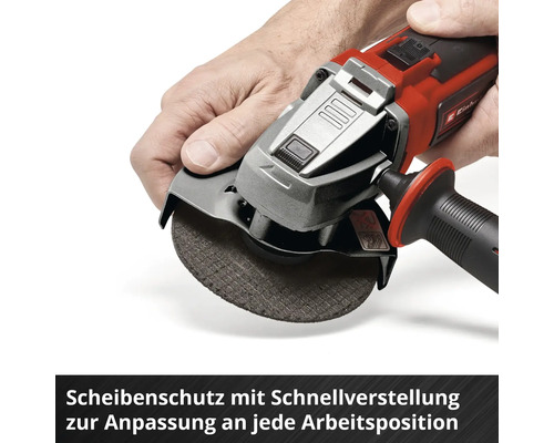 Einhell Power X-Change TE-AG 18/115 Q Li accu haakse slijper, zonder accu en lader