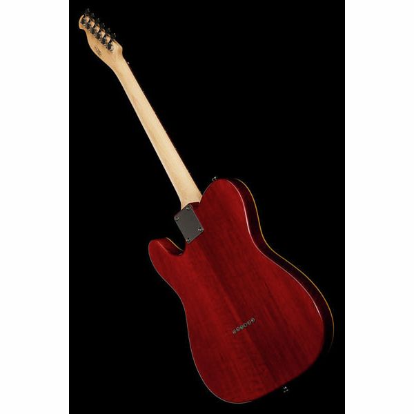 Harley Benton TE-90QM Trans Red