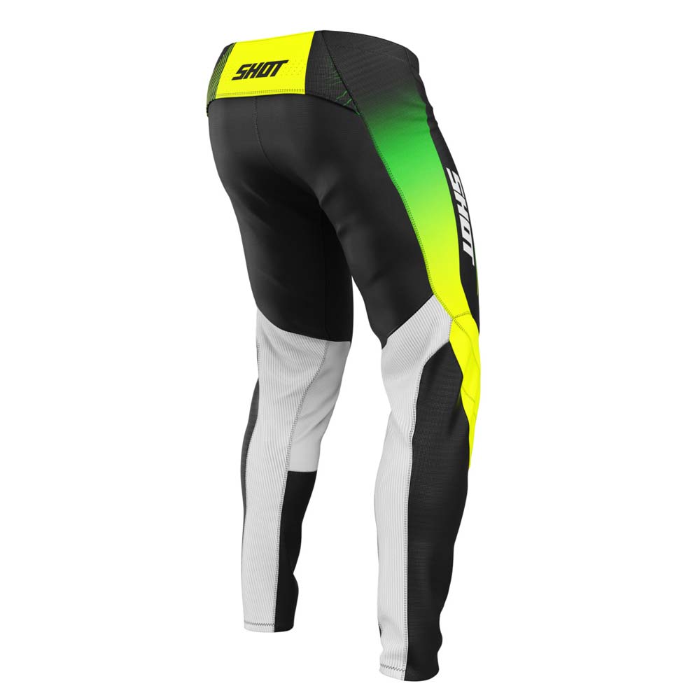 Shot - Pantalon Contact Apex Noir / Jaune fluo / Vert fluo