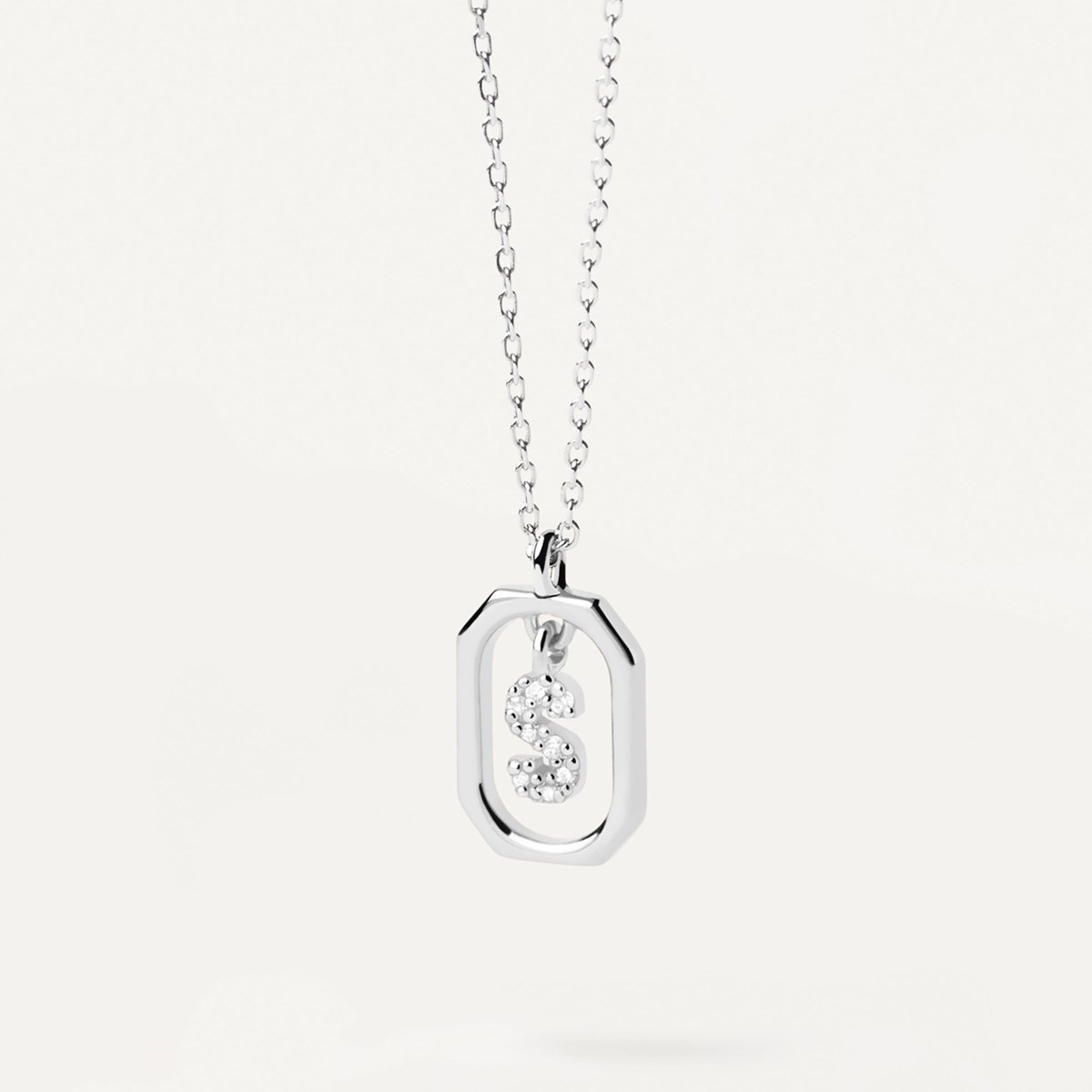 Collier Pdpaola Lettre S Mini Argenté