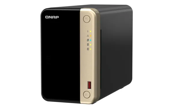 QNAP TS-264 - NAS-server - 2 bays - SATA 6Gb/s - RAID 0, 1, 5, 6, 10, 50, JBOD, 60 - RAM 8 GB - 2.5 Gigabit Ethernet - iSCSI support