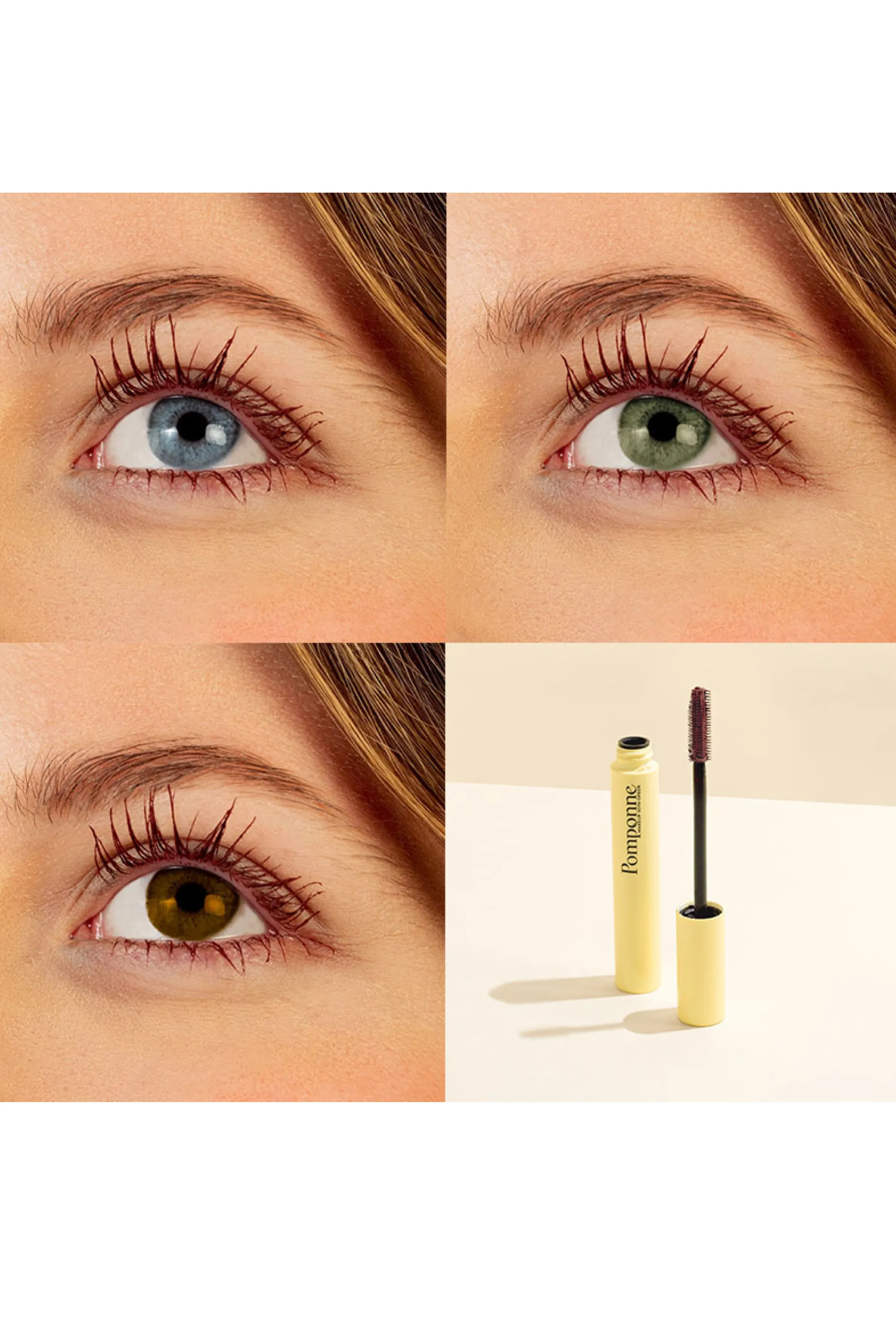 Pomponne Mascara coloré naturel booster de cils-8 ml
