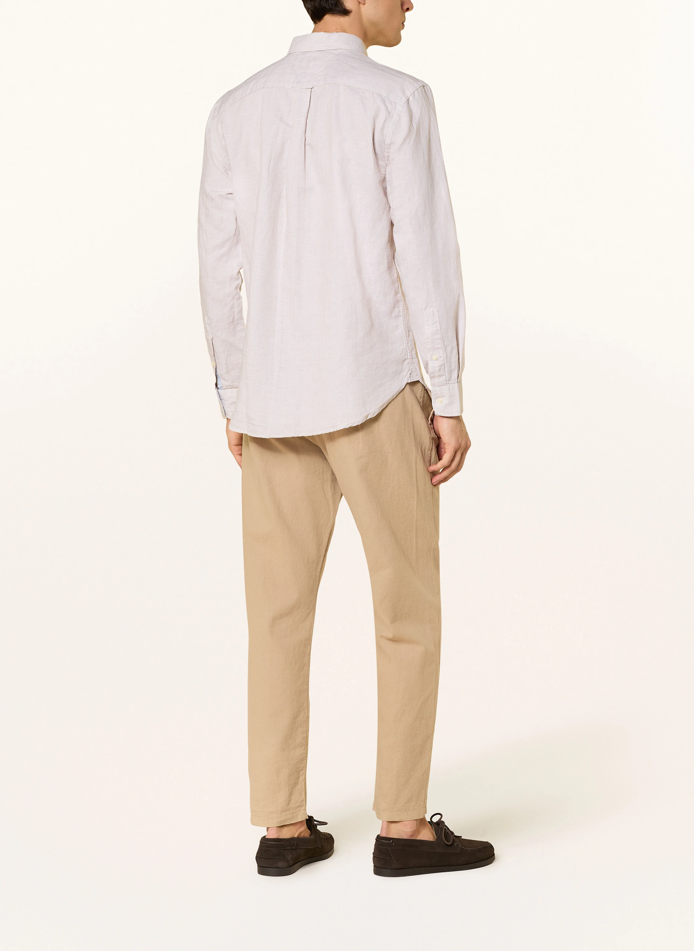 TOMMY HILFIGER Hemd Regular Fit mit Leinen