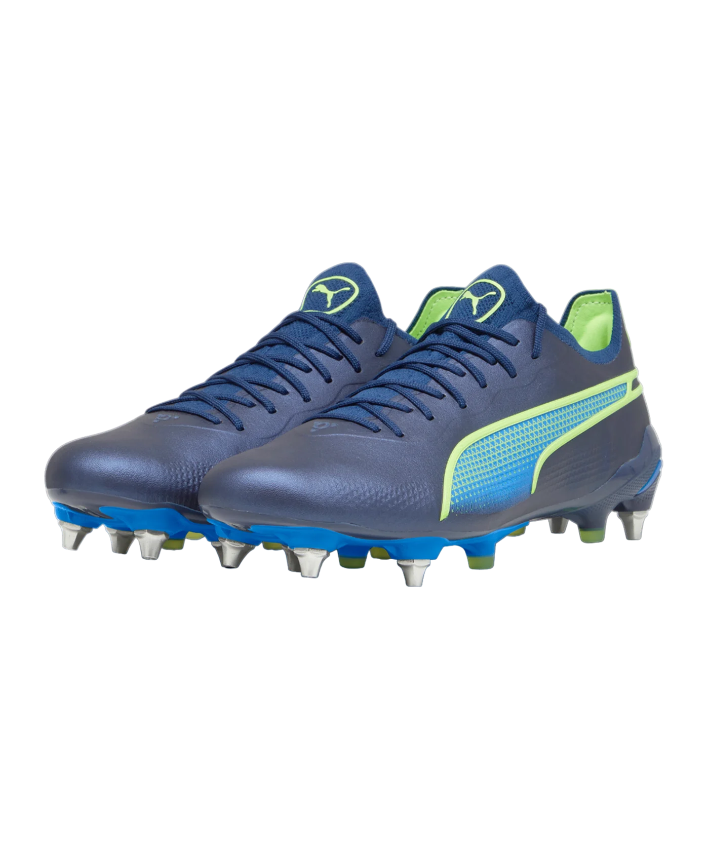 PUMA KING Ultimate MxSG Gear Up Blau Grün F02