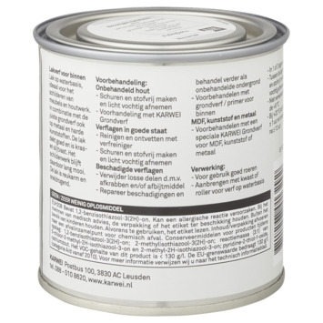Karwei binnenlak zijdeglans hemels wit 250 ml