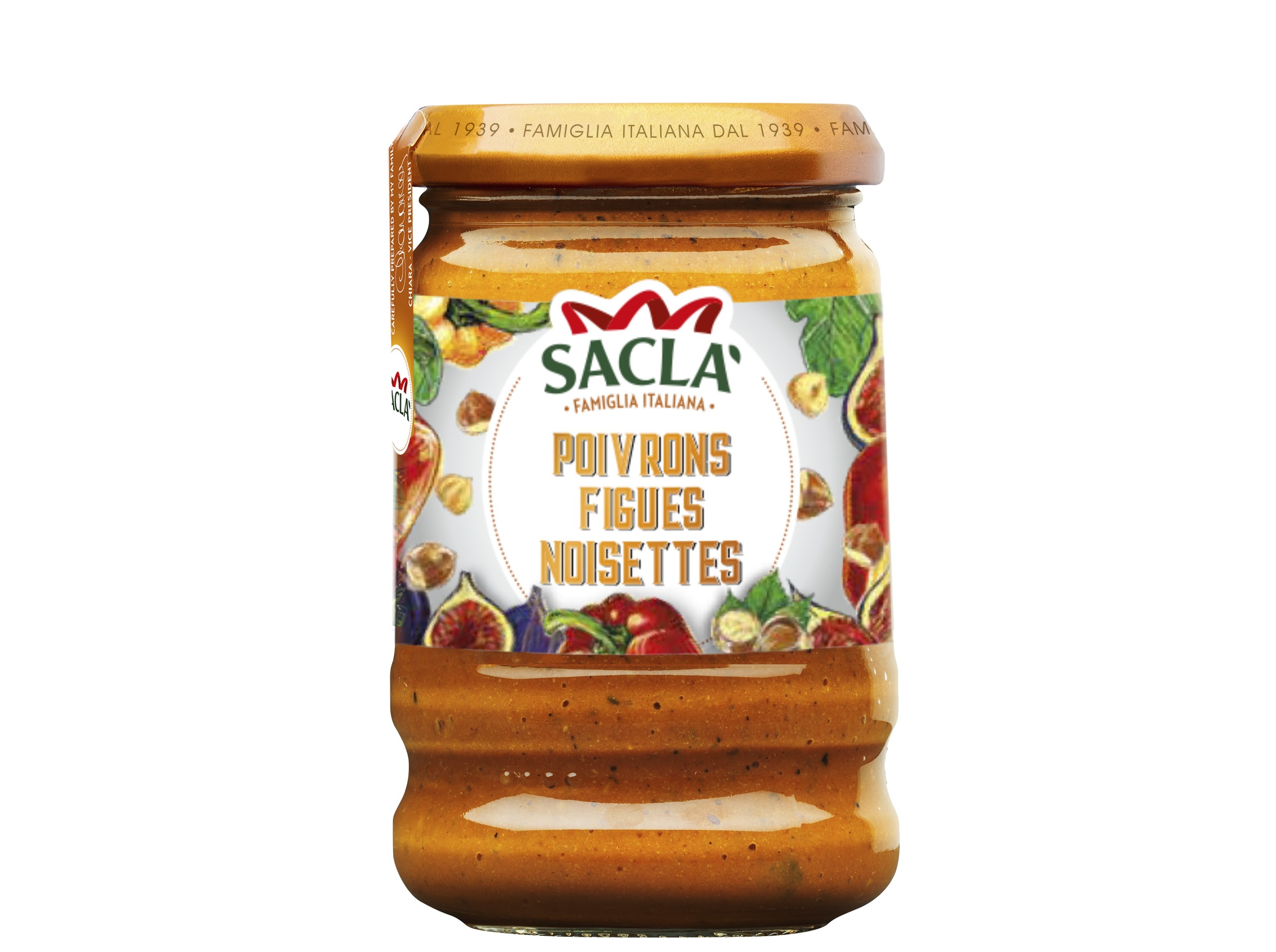 MOLHO PIMENTOS SACLA COM FIGO E AVELÃ 190G