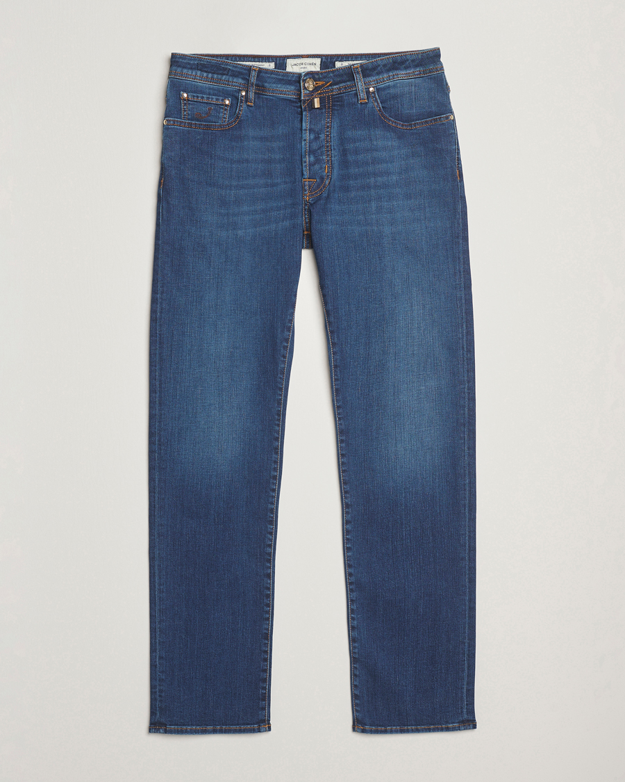 Jacob Cohën Bard Slim Fit Stretch Jeans Mid Blue