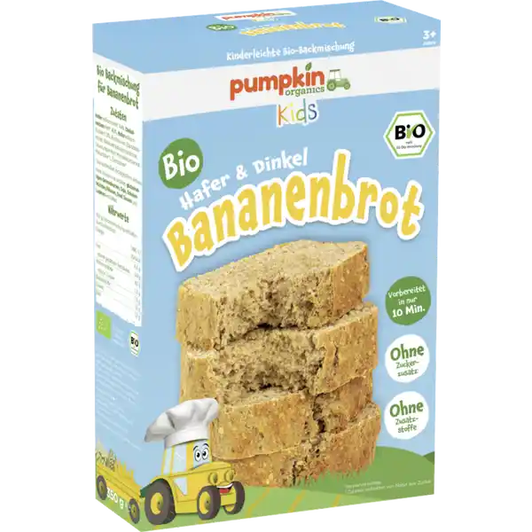 Bio Hafer & Dinkel Bananenbrot