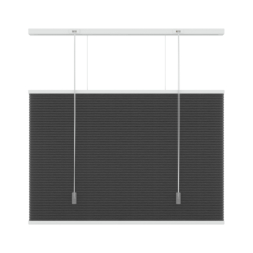 GAMMA dupli plisségordijn verduisterend antraciet (kleurnr. 6013) 160x220 cm (bxh)