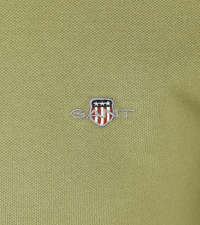 Gant Shield Piqué Poloshirt Lichtgroen 2210-345 kopen