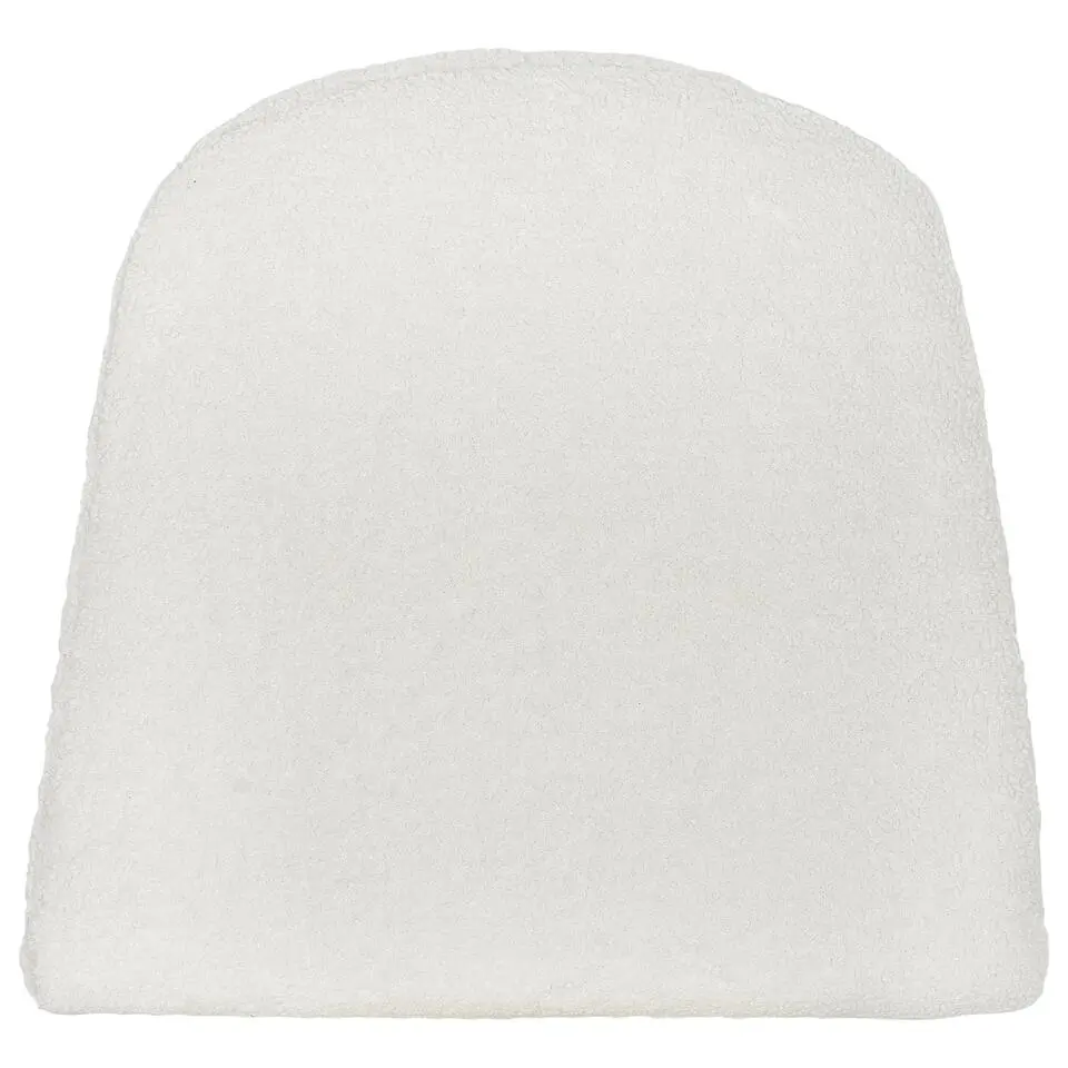 DRAMMEN - Chesterfield fauteuil - Wit - Bouclé