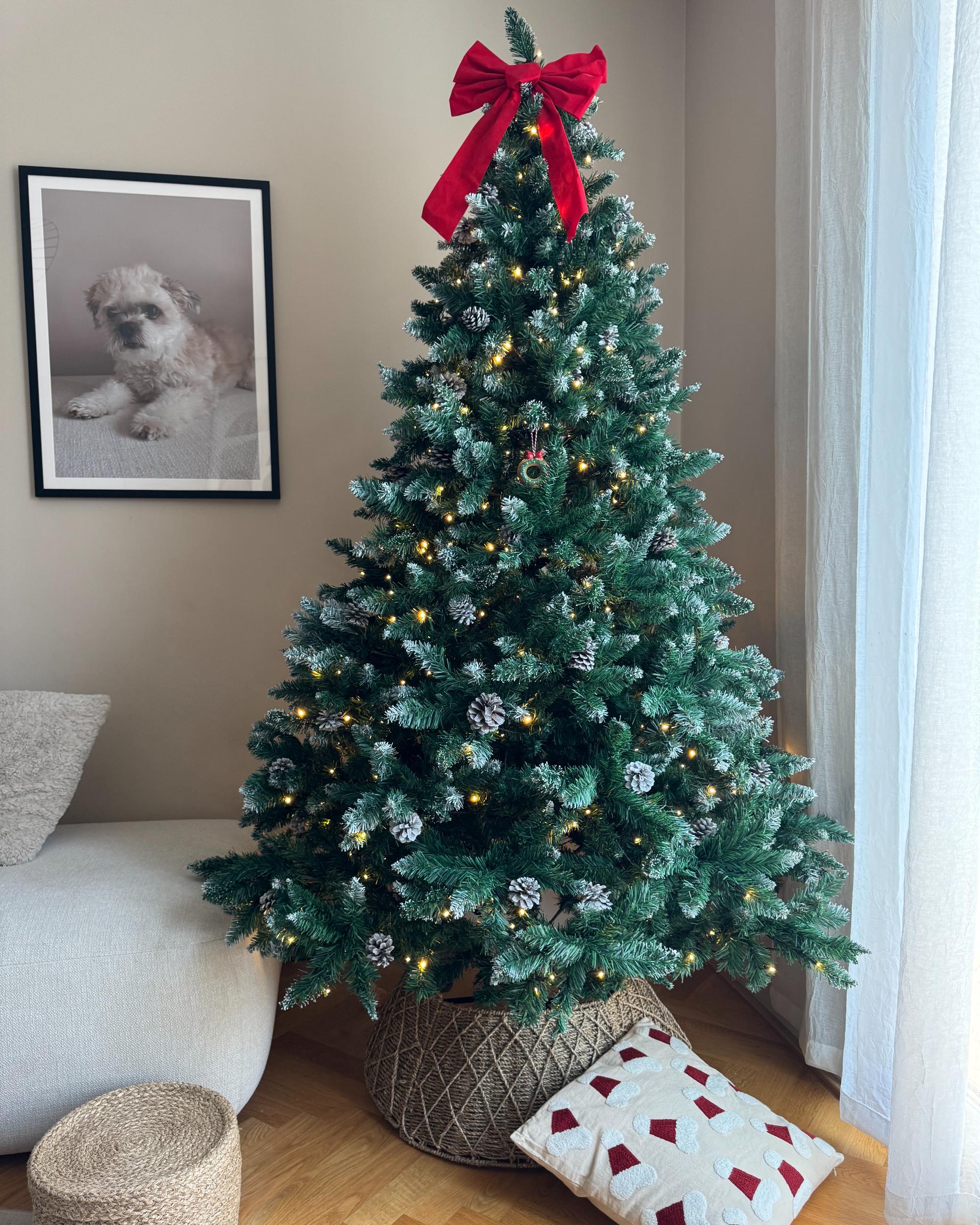 Kunstkerstboom LED PALOMAR 210 cm Groen