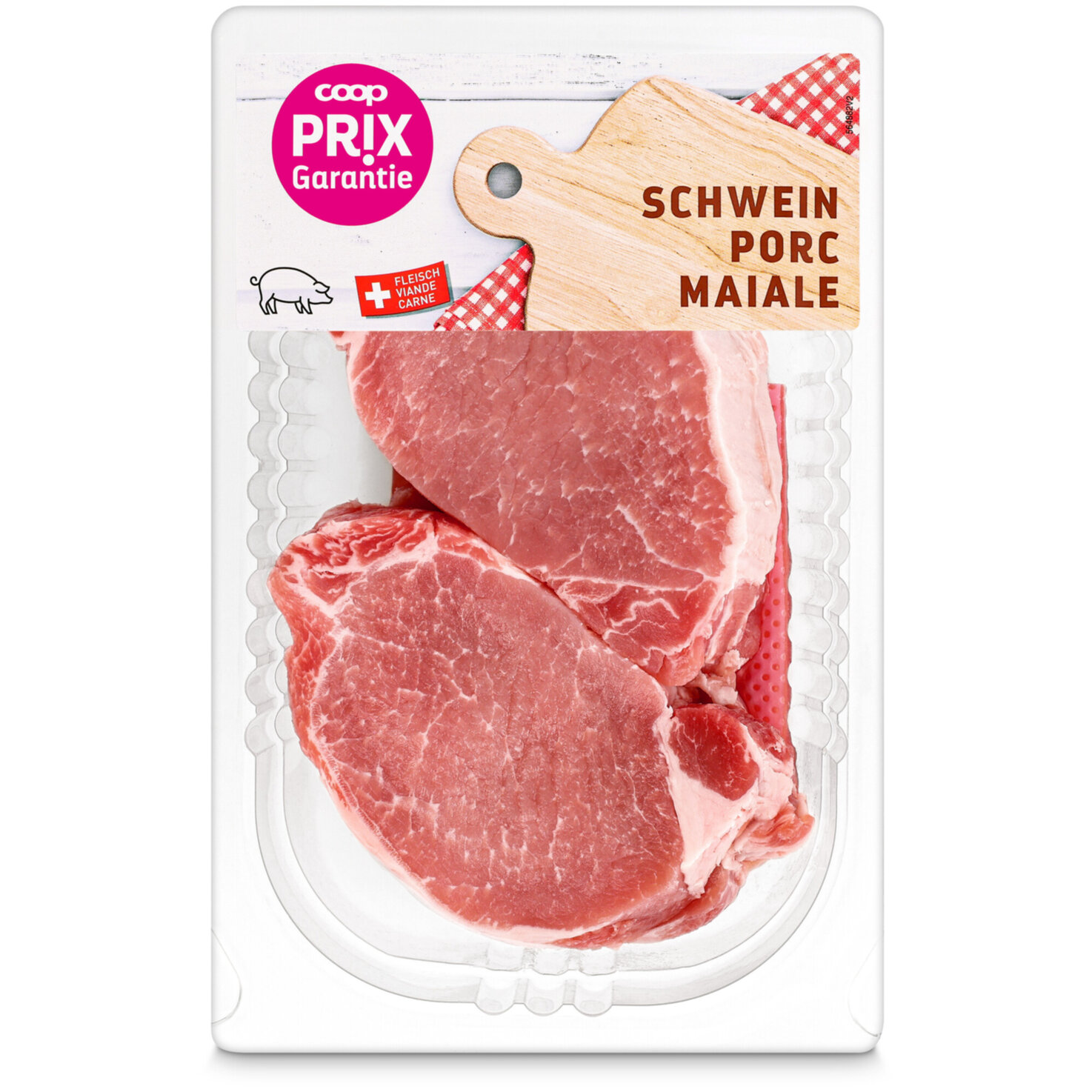 Prix Garantie Schweinssteak Nierstück 4-5 Stück ca. 560g