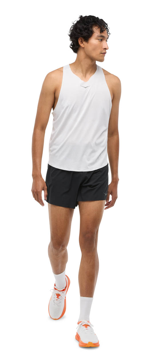Race Day Singlet Herre White
