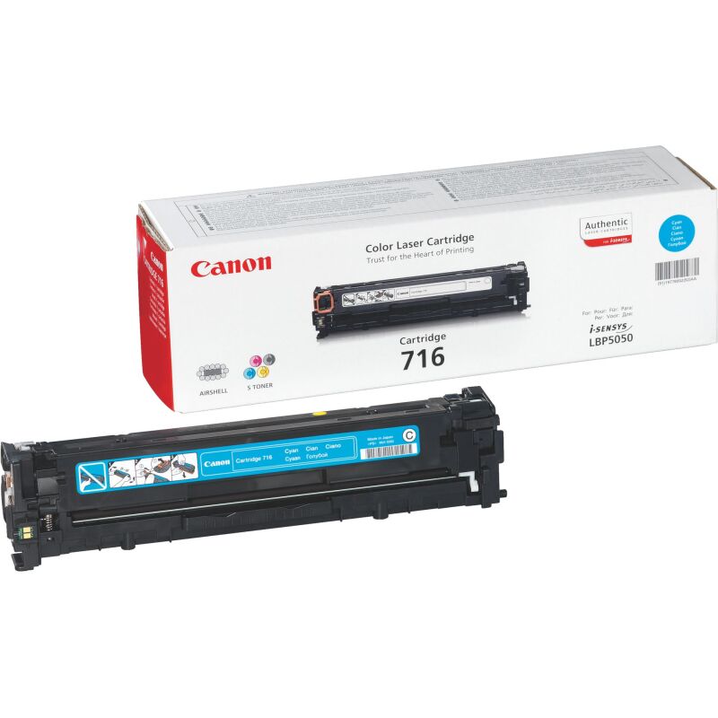 Toner Canon 716 couleurs séparées pour imprimante laser