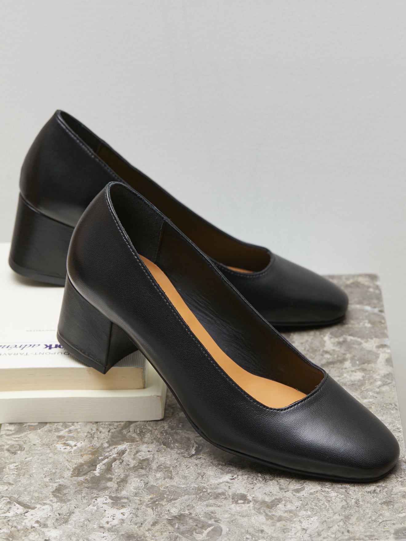 Escarpins cuir femme