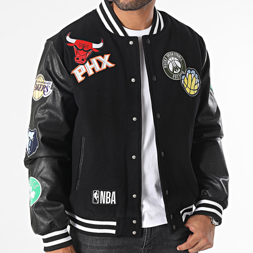 Veste Teddy NBA Badge Varsity 60416374 Noir