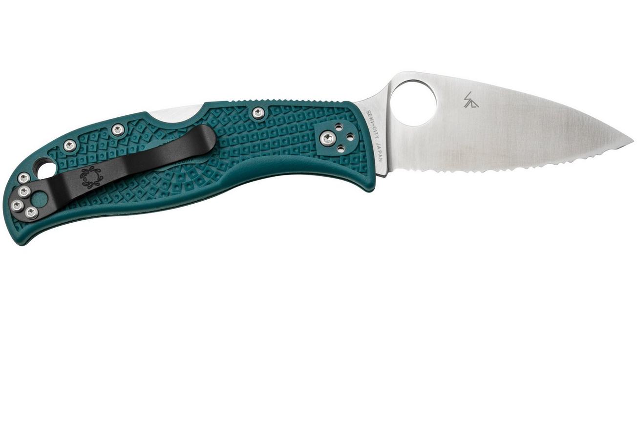 Spyderco LeafJumper K390 C262SBLK390 serrated zakmes