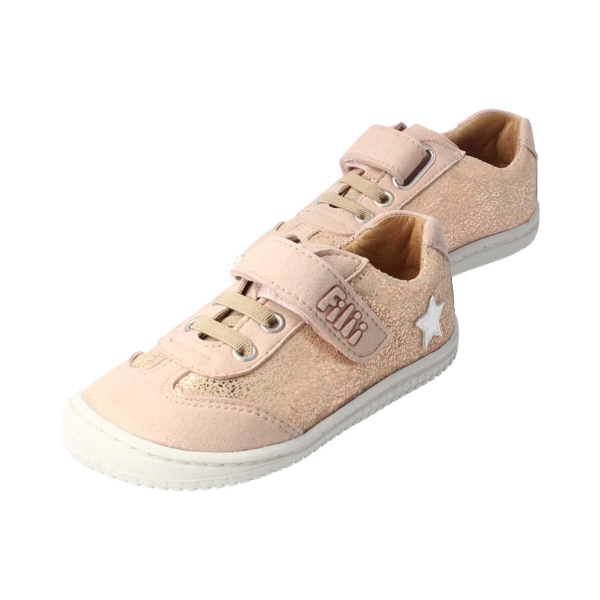 30045-60 ecru glitter SALIIMA nappa leather velcro Weite/M