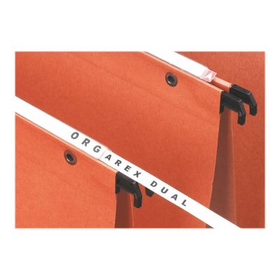Esselte Kori - 25 Dossier suspendus pour armoires - orange - fond 30 mm