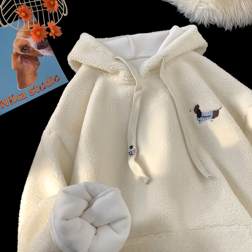 Samso - Fleece hoodie met borduursel voor honden