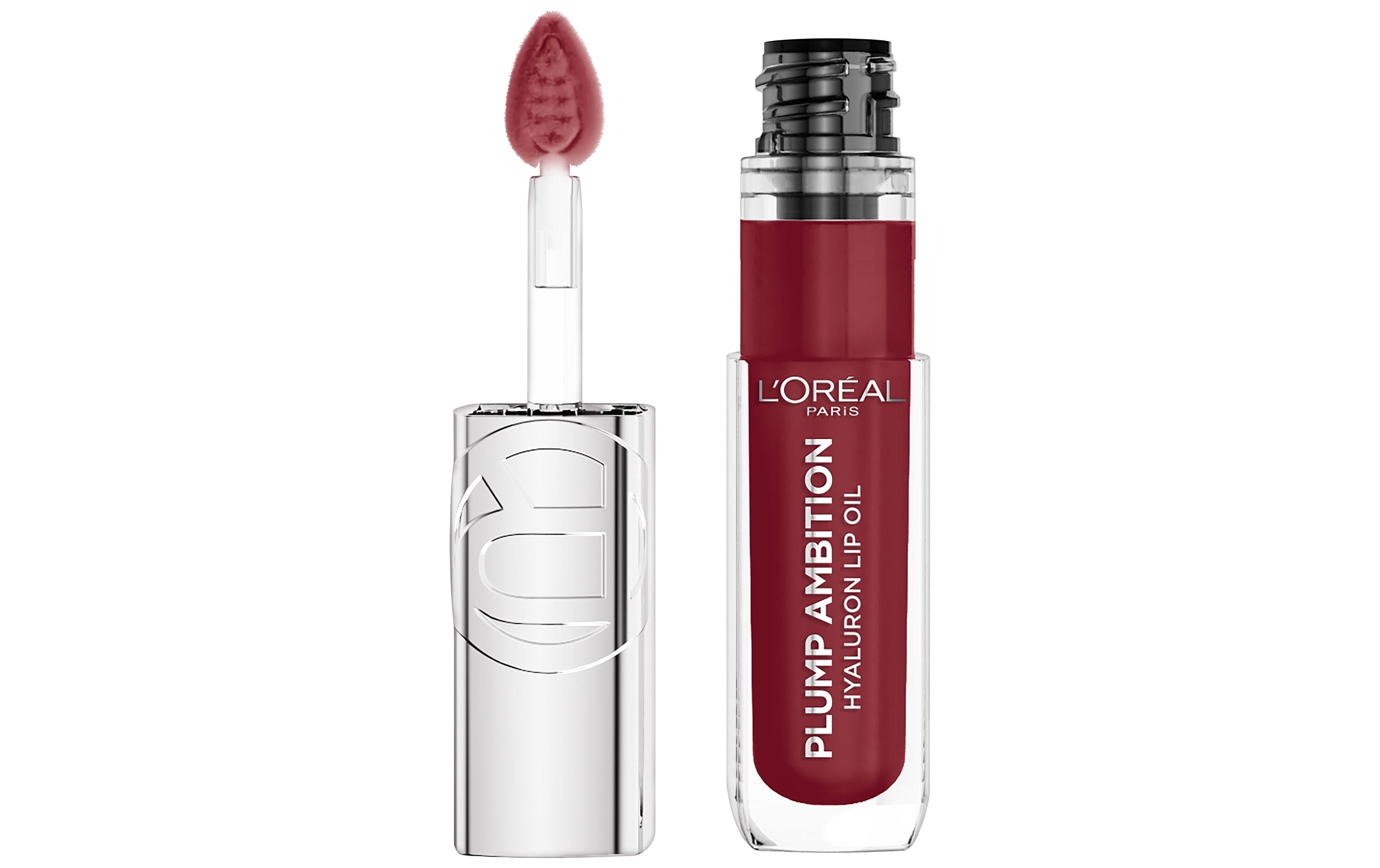 Lip Gloss Plump Ambition Hyaluron 490 Berry JolieLippenöl macht die Lippen voller und weicher in nur einem Wisch
