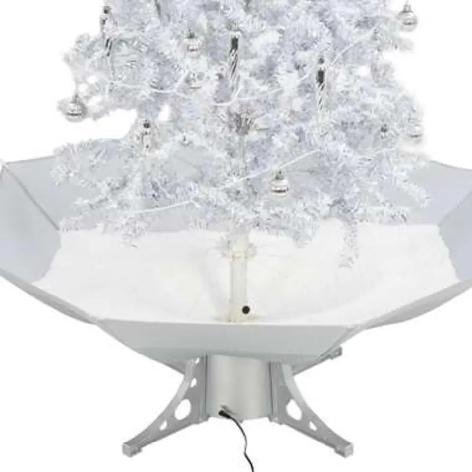 vidaXL - Sneeuwende Kerstboom - Wit - 140 x 95 cm