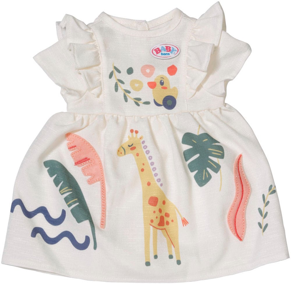 Baby Born Puppenkleidung »Kleid Giraffe, 43 cm« mit Kleiderbügel
