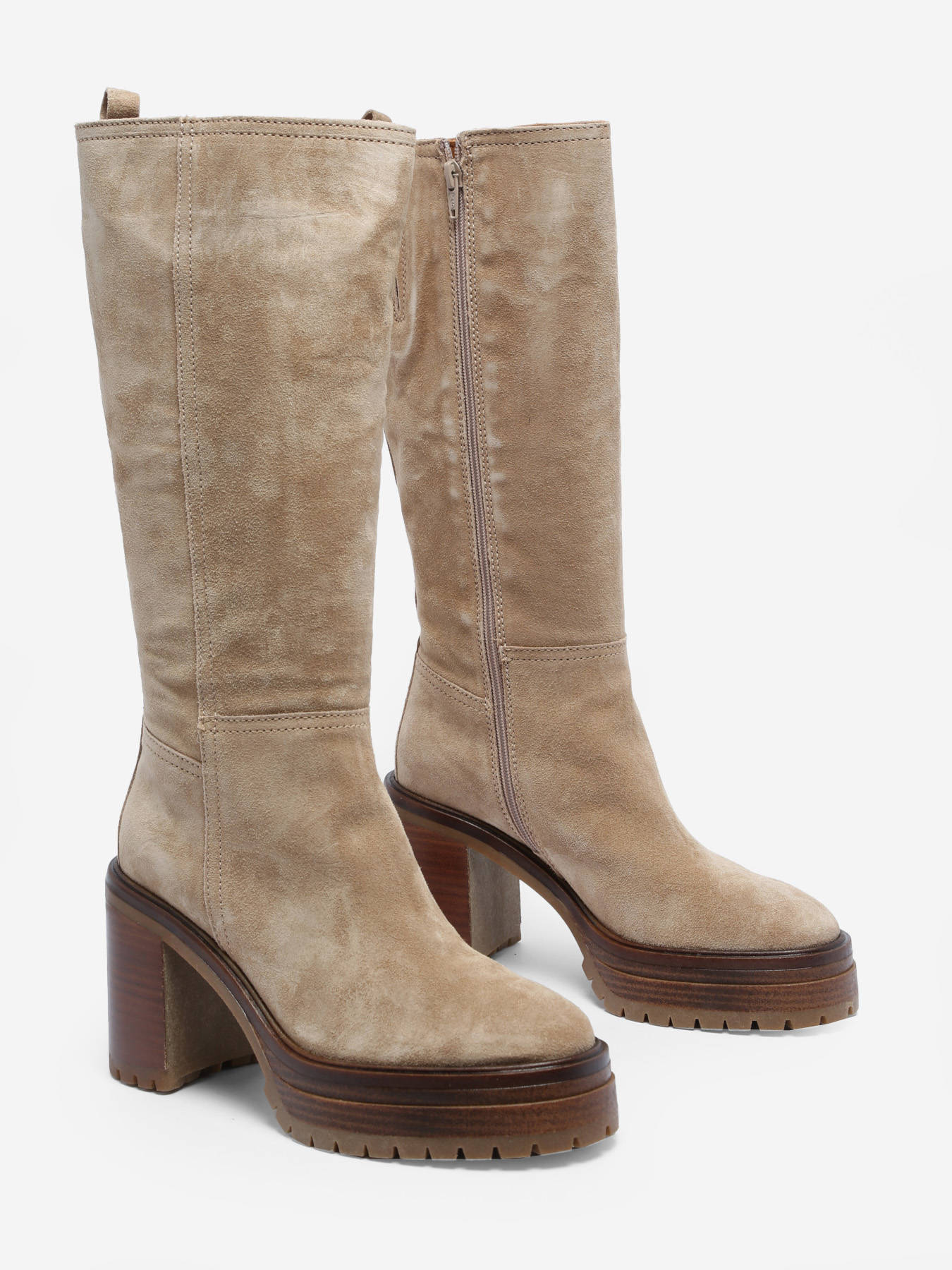 Bottes  talon en cuir ALPE