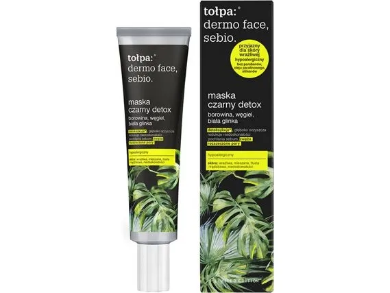 Tolpa Sebio. sort detoxmaske 40 ml