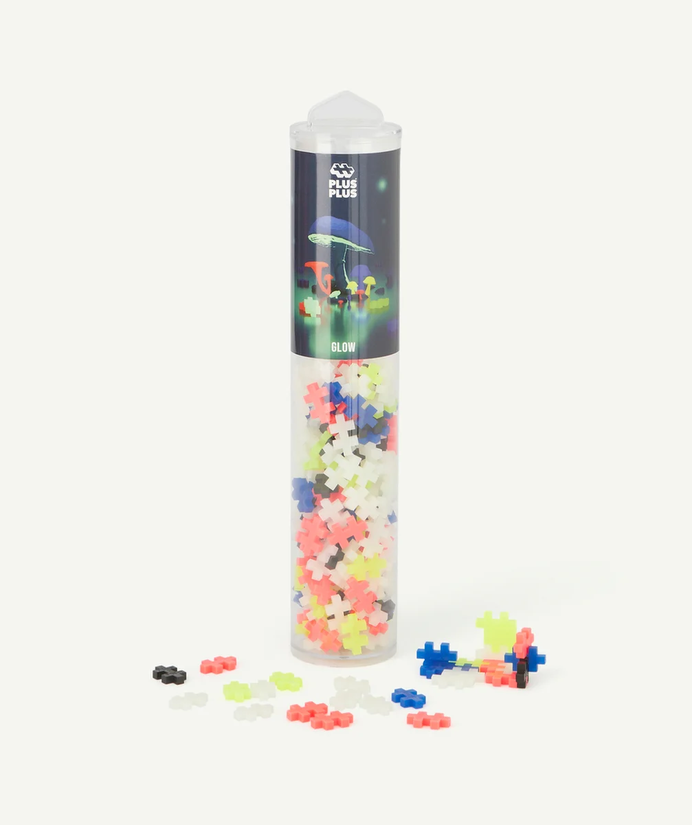 PLUS PLUSMÉGA TUBE JEU DE CONSTRUCTION PHOSPHORESCENT 240 PIÈCES
