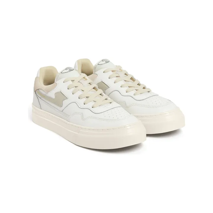Stepney Workers Club Baskets Pearl S-Strike Leather | Blanc