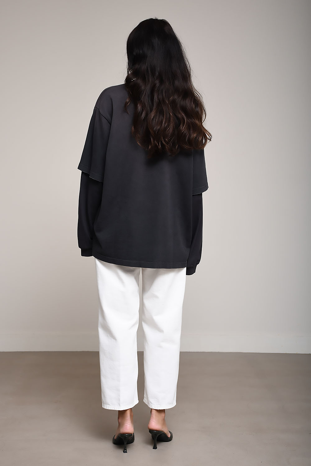Heavy cotton longsleeve washed effect