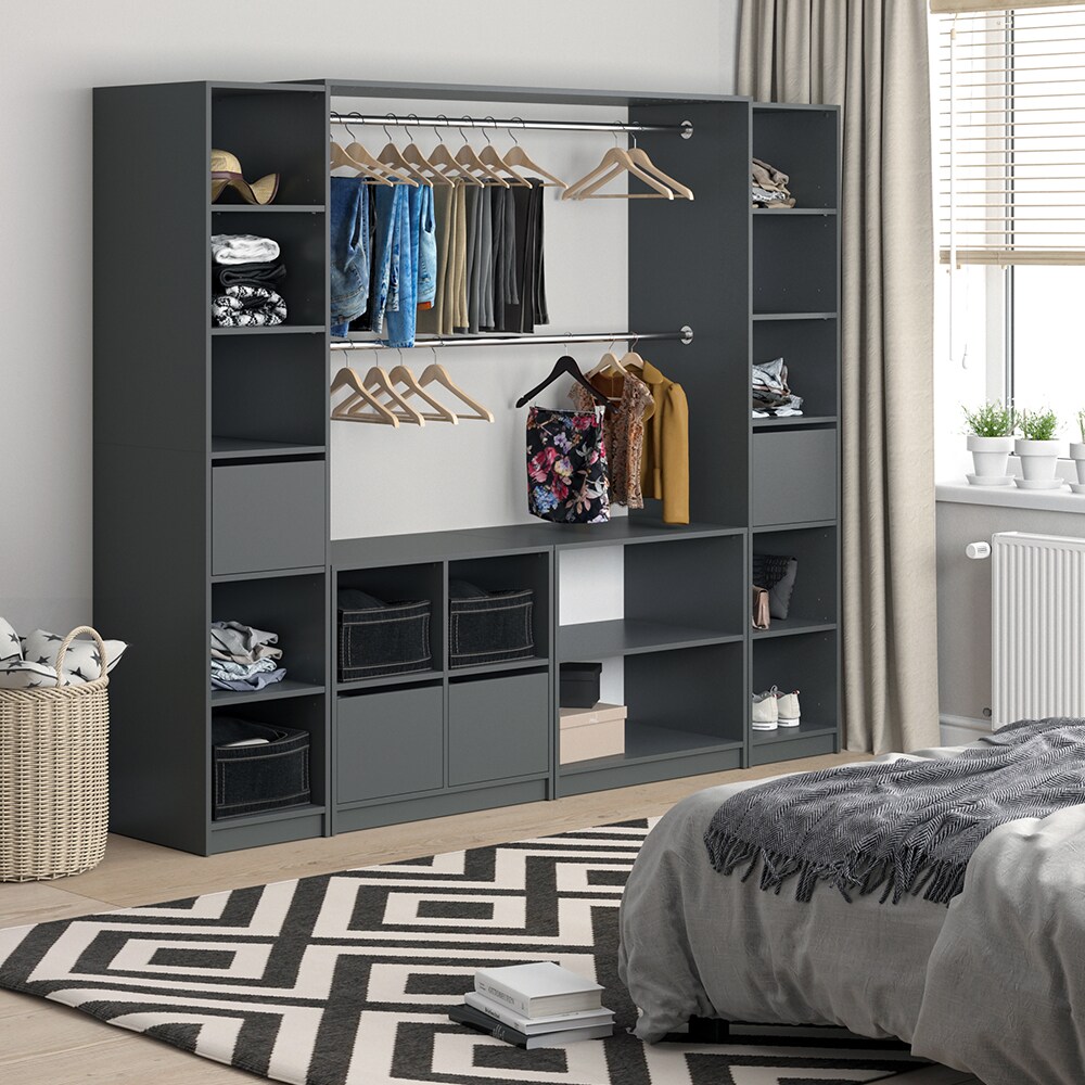Vicco Schubladen 2er Set klein für Kleiderschrank Visit Schubladenset Kommode
