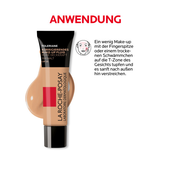 La Roche-Posay Toleriane fond de teint fluide<br>30 ml, Tube, 10